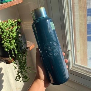Starbucks 100% recycled glass bottle NWOT